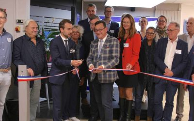 Inauguration au centre Frédéric Joliot, radiothérapie, membre du réseau Vidi à Rouen